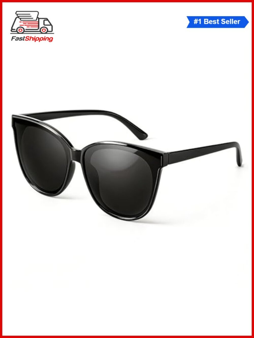 ✨LVIOE Oversized Polarized Cat Eye Sunglasses UV400 Protection